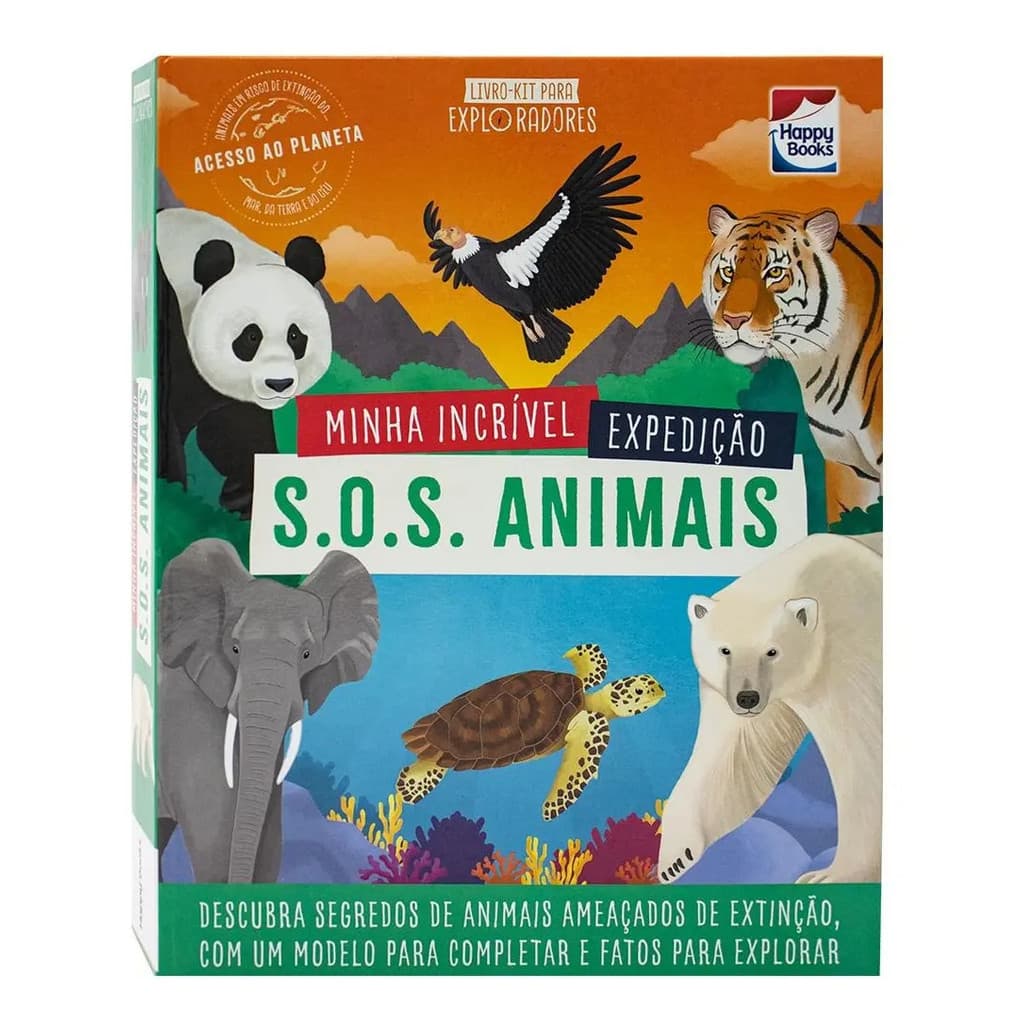 LIVRO PARA EXPLORADORES: S.O.S ANIMAIS INFANTIL