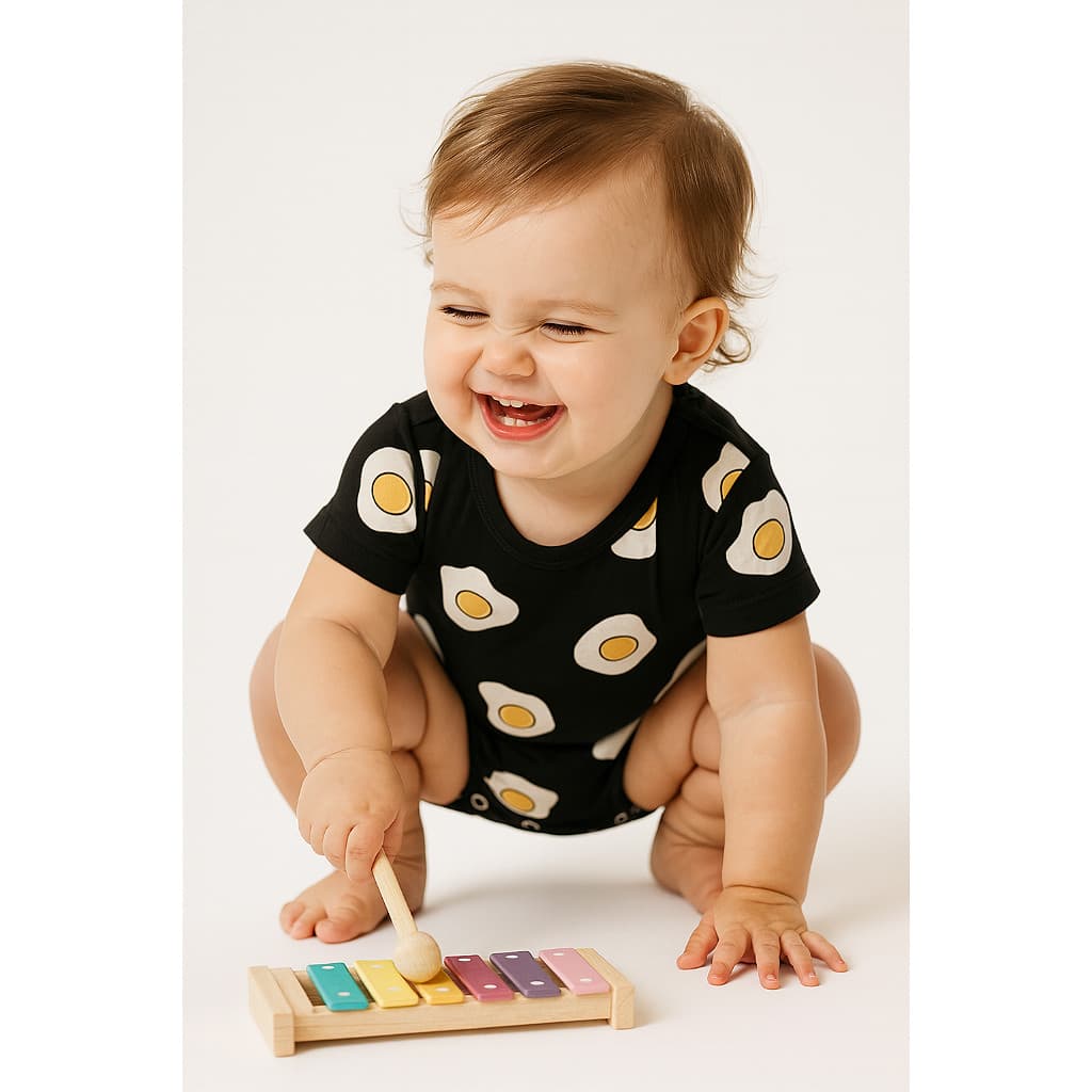 Romper Infantil Egg Unissex (2 anos) Macacão Infantil Ovo Exclusivo