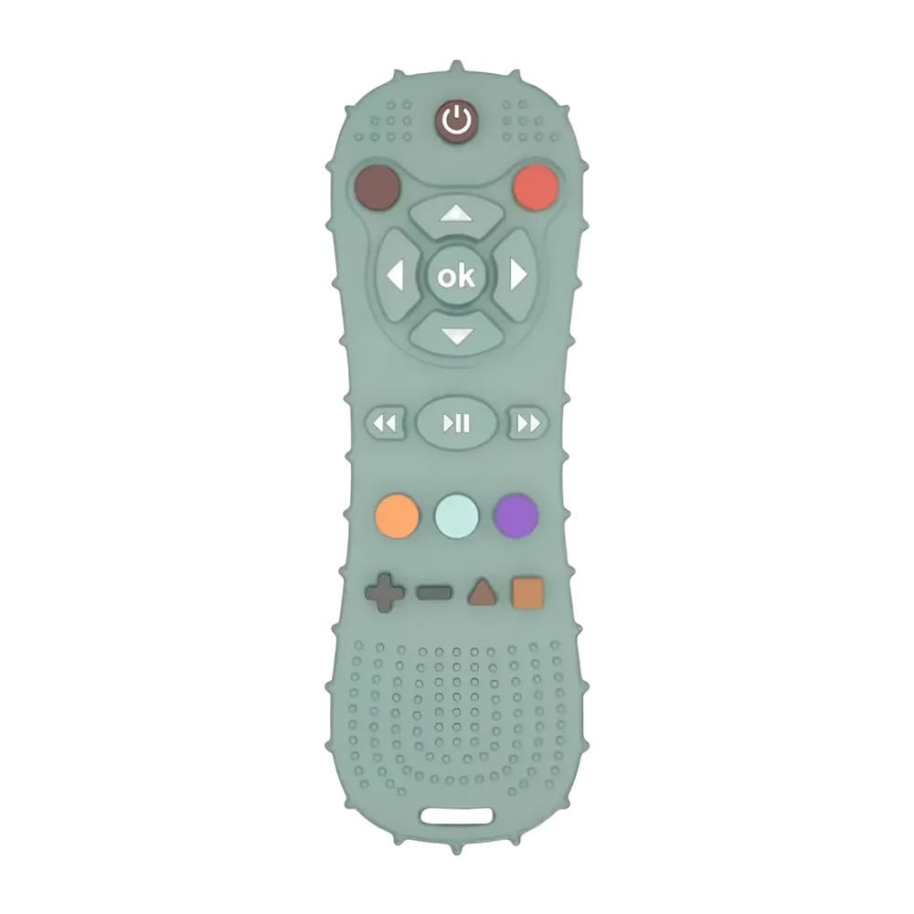 Mordedor Control Remoto Life Verde Silicone Macio Bebê Verde