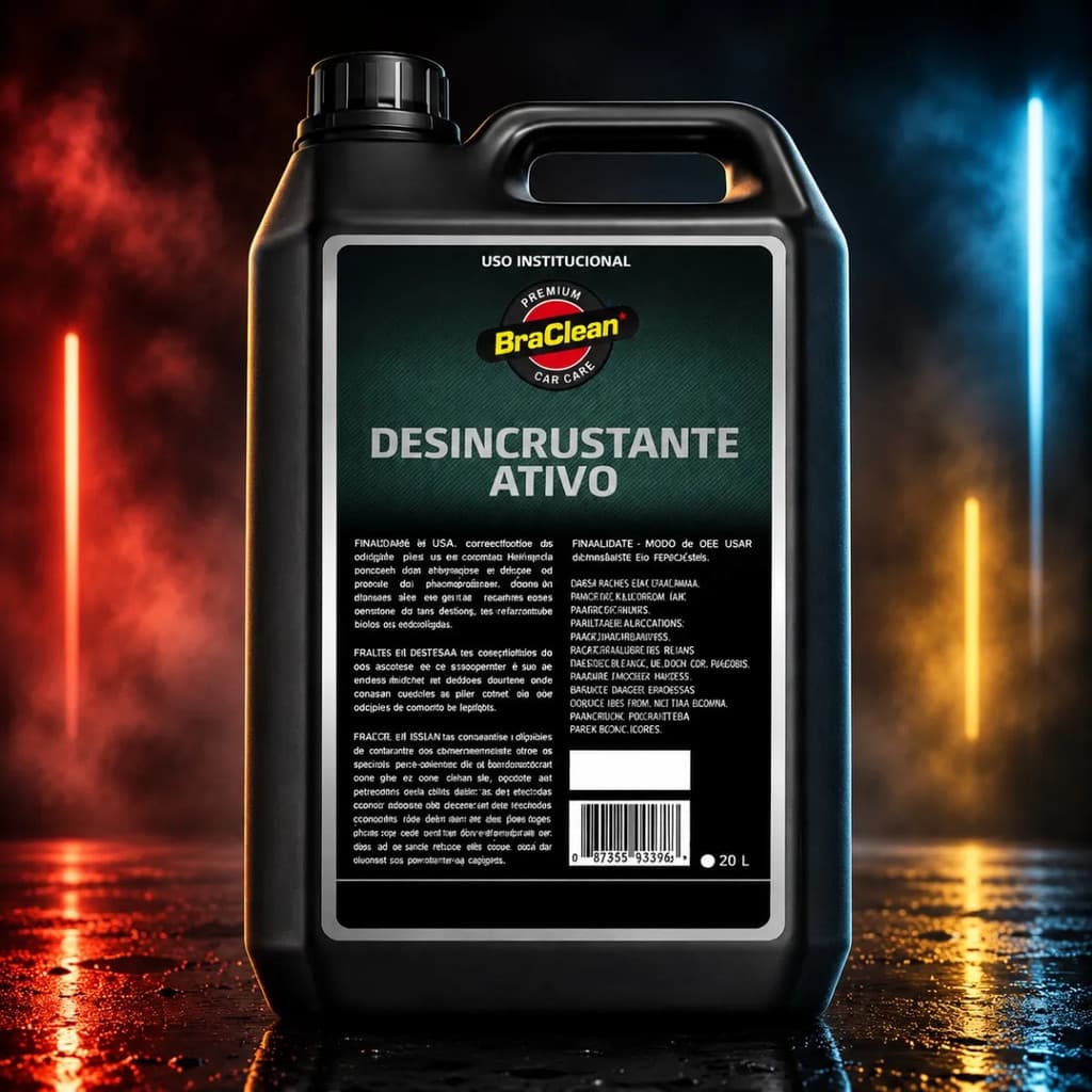 Limpador BraClean 5L Para Baú Pneus Carroceria E Conservação Automotiva Para Oficina E Frota