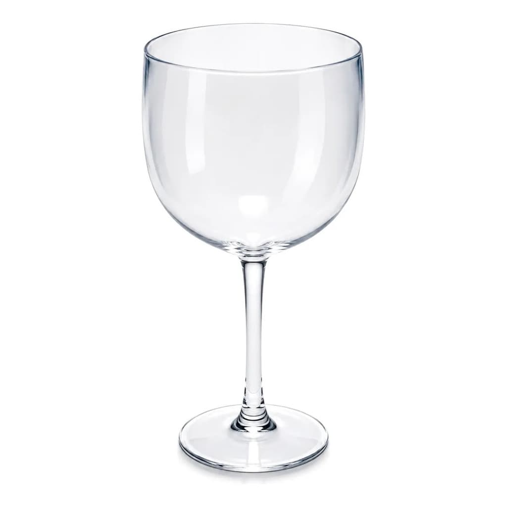 Kit 25 Taças Gin Premium 580ml Acrílico Transparente Cristal Sem Personalização