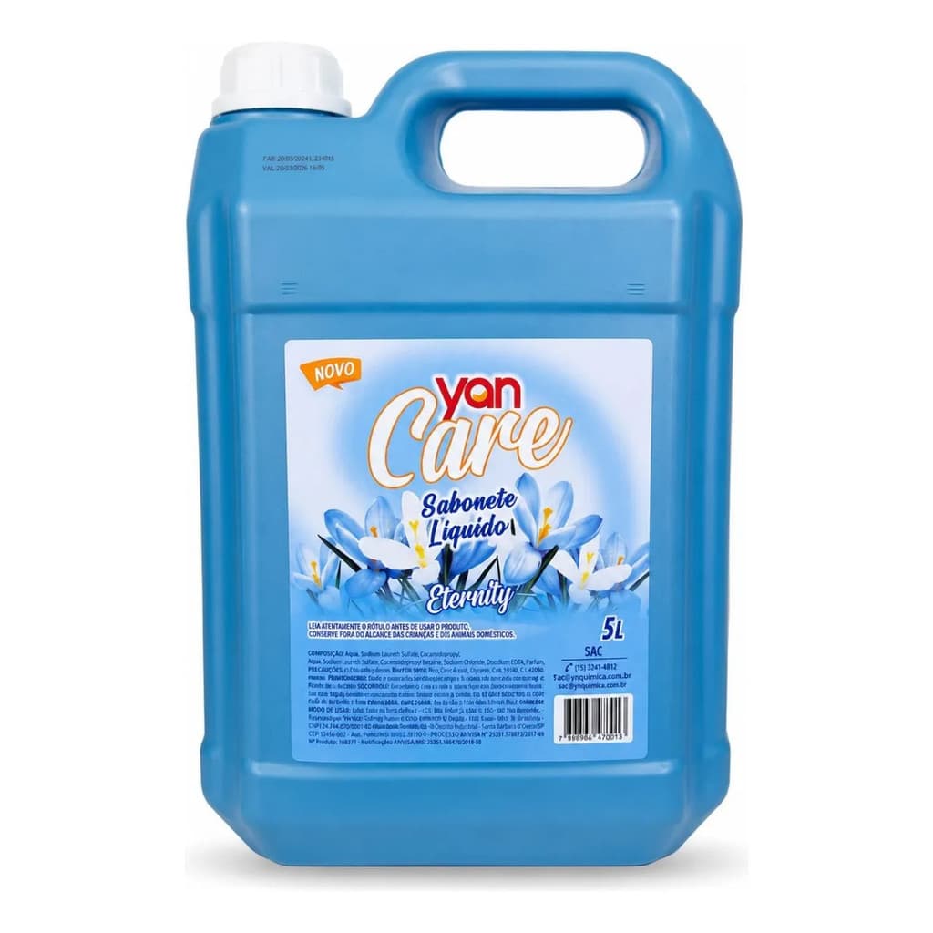 Sabonete Líquido Cremoso Yan Care 5L Alto Rendimento