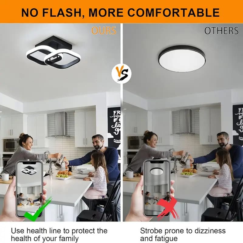 Lampada Led Luminaria Teto Sobrepor 3 Cores Regulávei Vendido(s) - Branco