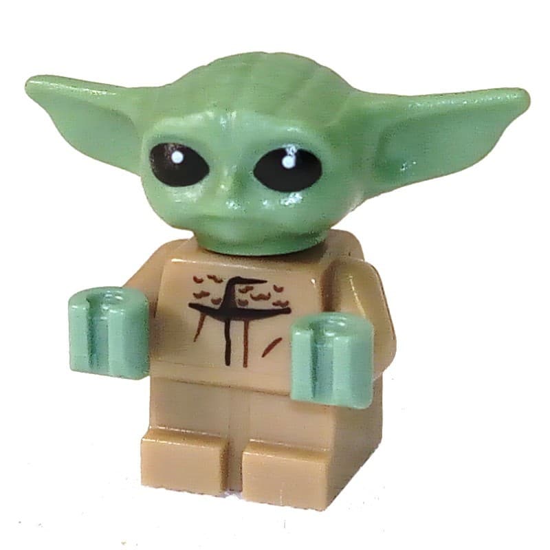 Lego Minifigure Grogu / The Child (Baby Yoda)