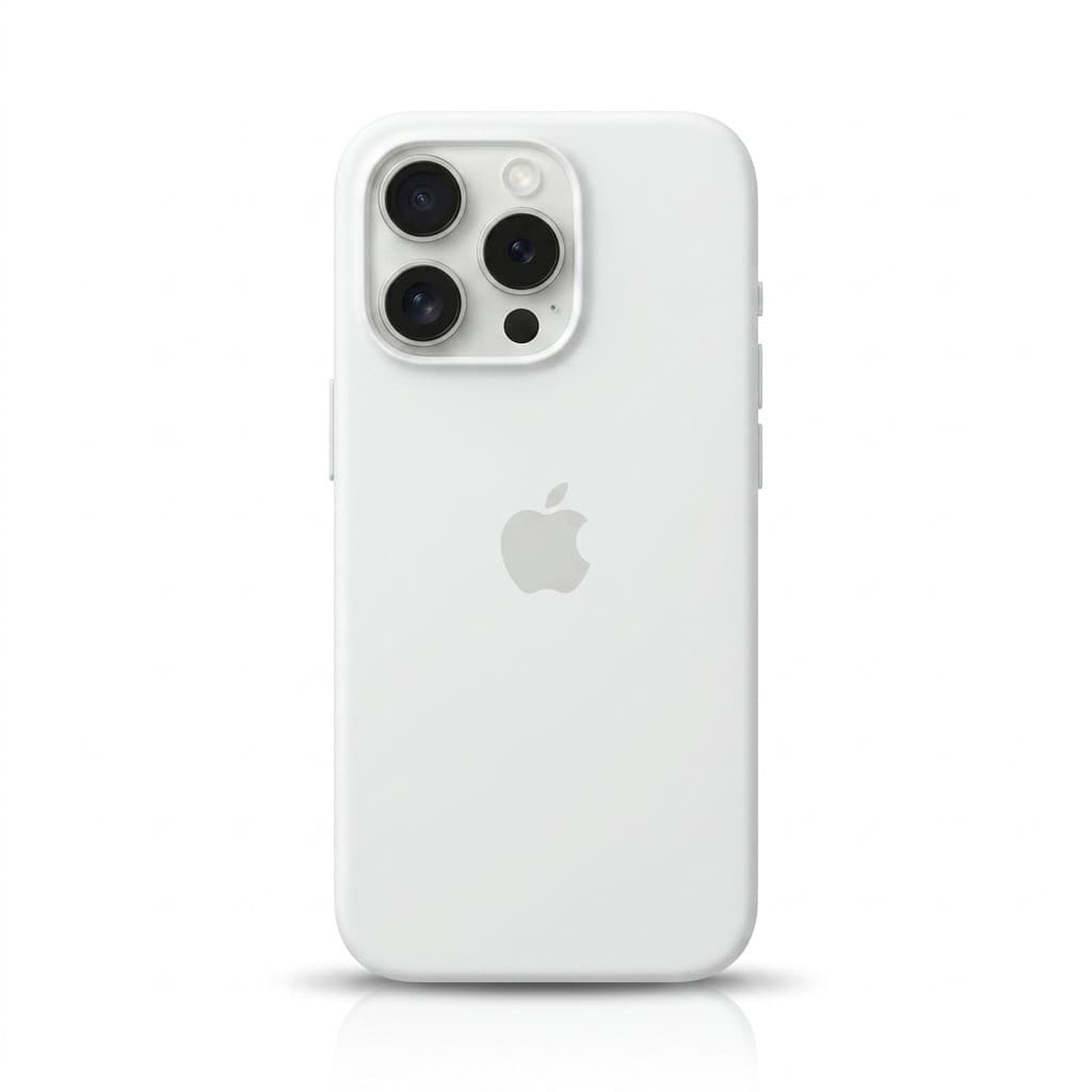 Capinha Silicone iPhone 13 Pro Aveludada Branca Preta Capa Premium Protecao Interior De Veludo Macia