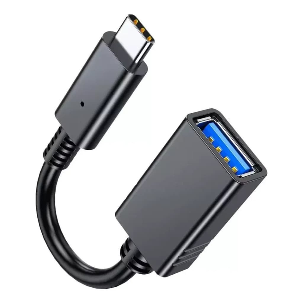 Hmaston Hz167 Cabo Adaptador Otg Usb Para Tipo C Mouse Tecl Preto