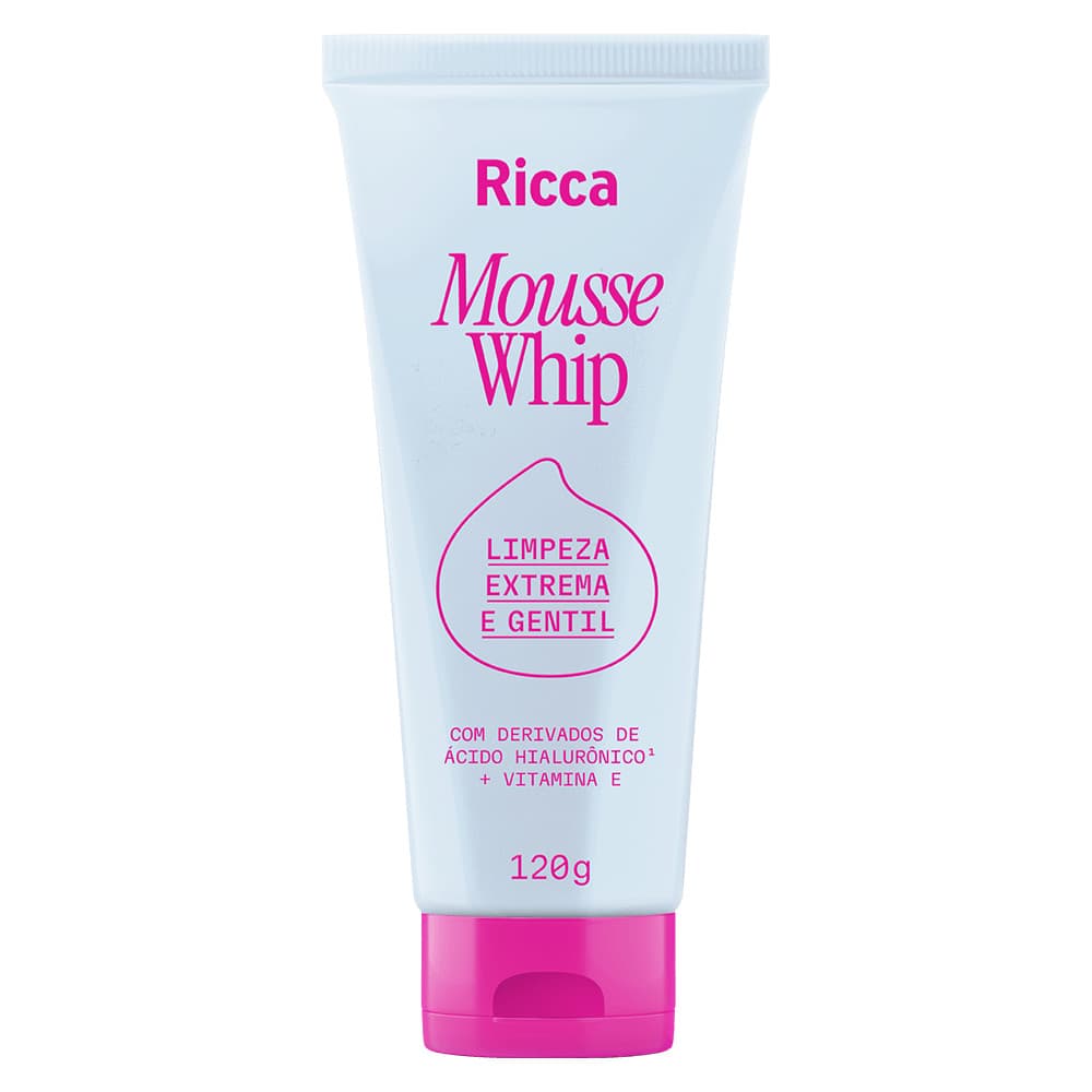Sabonete Whip Ricca - Sabonete Espumado Facial Ricca