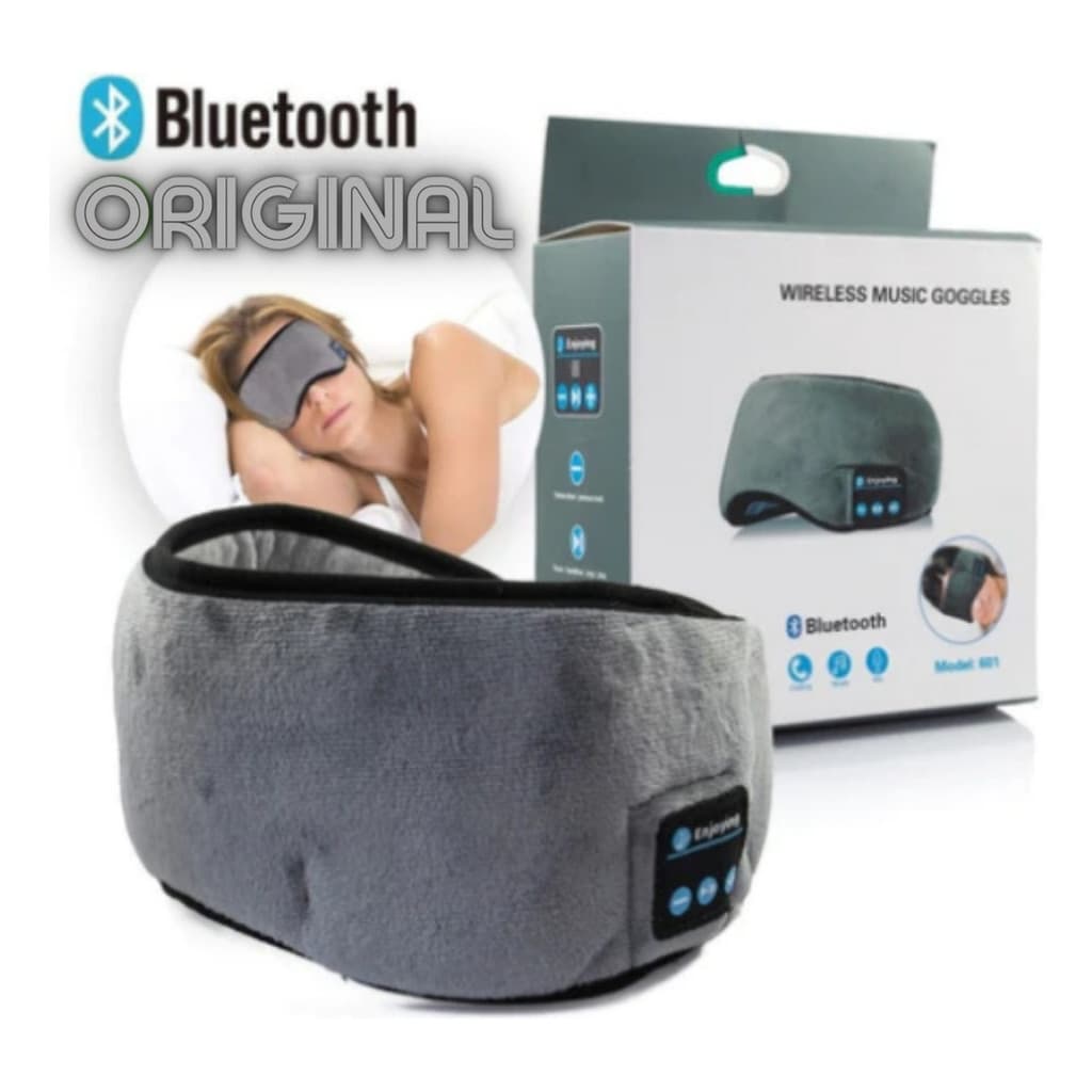 Tapa Olho Bluetooth com Fone de Ouvido - Máscara de Dormir e Meditar