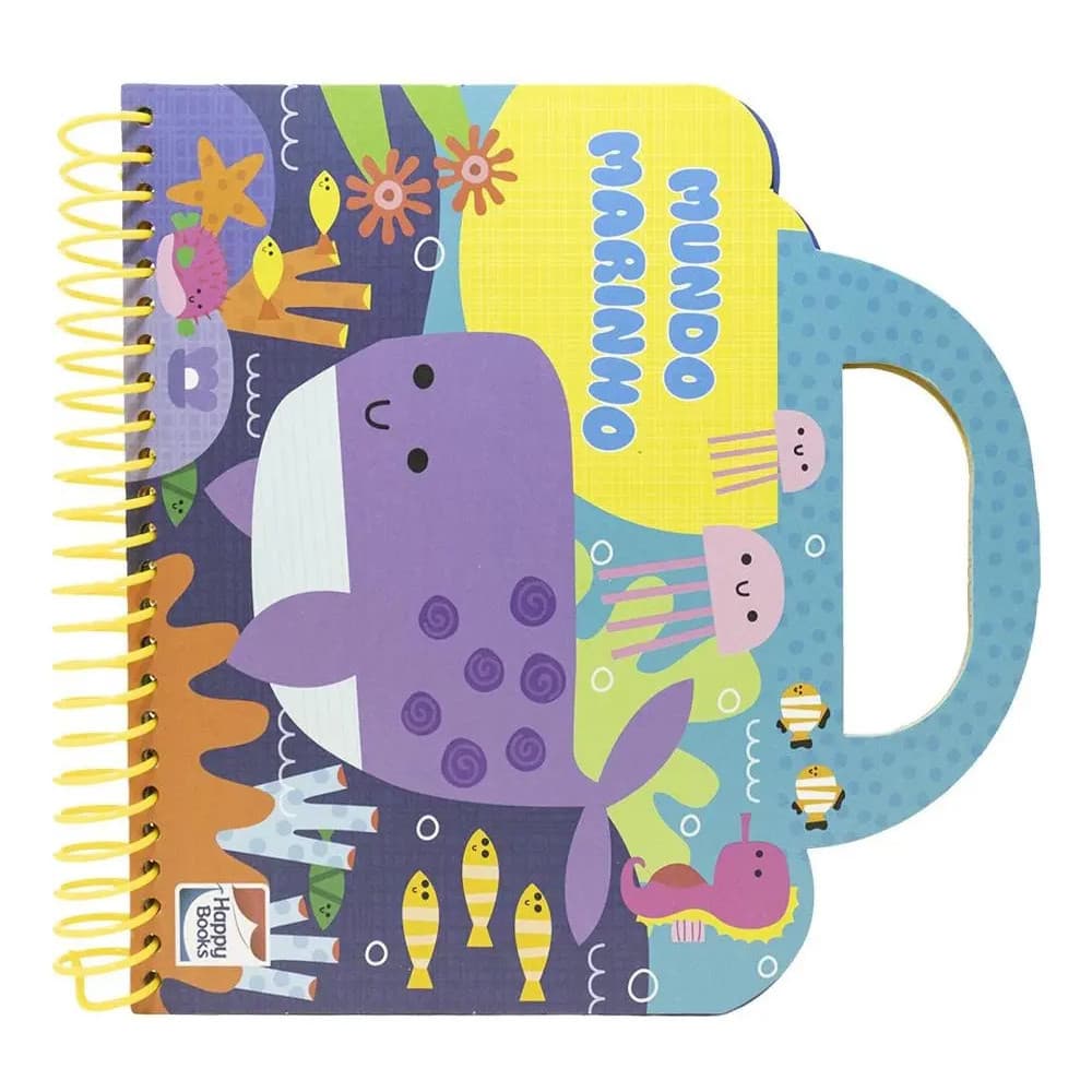LIVRO ATIVIDADES DIVERTIDAS: MUNDO MARINHO INFANTIL