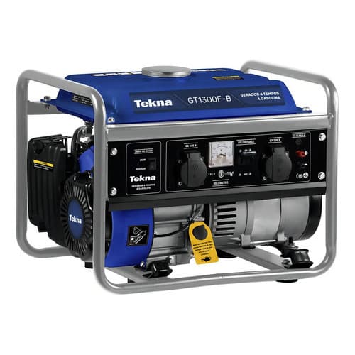 Gerador A Gasolina Gt1300f-b 4 Tempos Bivolt 1,25 Kva Tekna