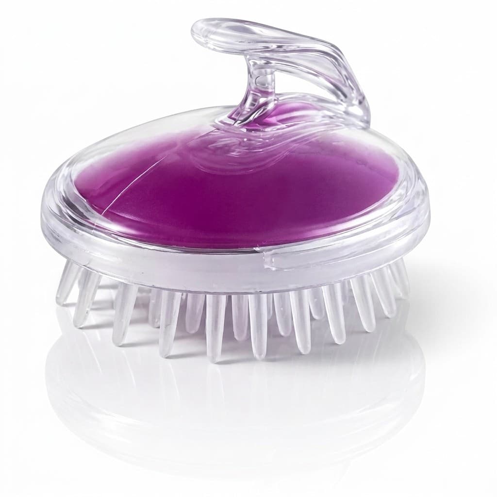 Escova Massageadora Couro Cabeludo Silicone Banho Limpeza Profunda Capilar Shampoo Massagem Perfeita