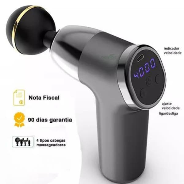 Massageador Elétrico Profissional Muscular Pistola Original