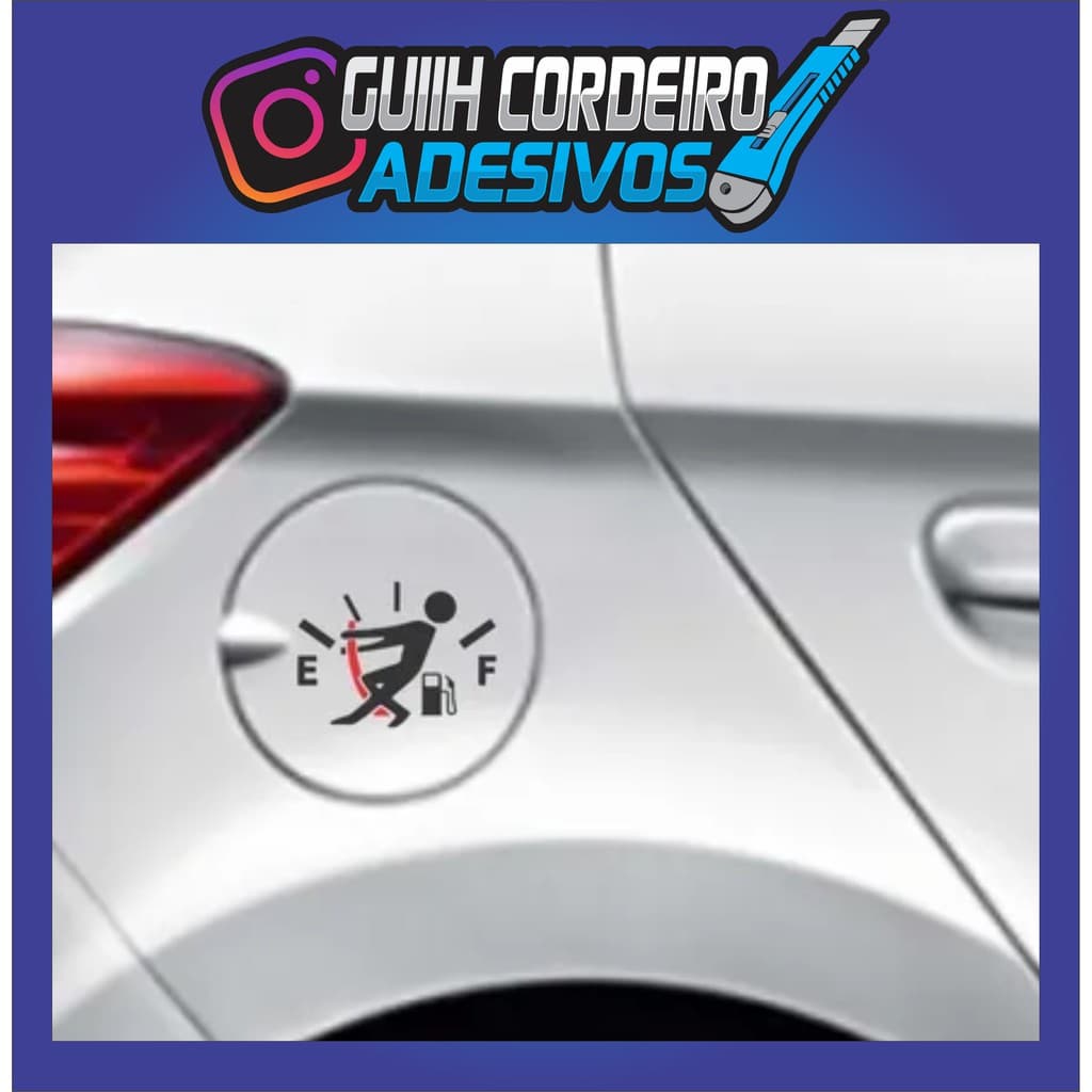 Adesivo Tampa Tanque Gasolina Medidor Combustível