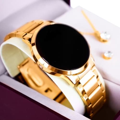 Relógio Feminino Sister elegante, Dourado / Prata 567