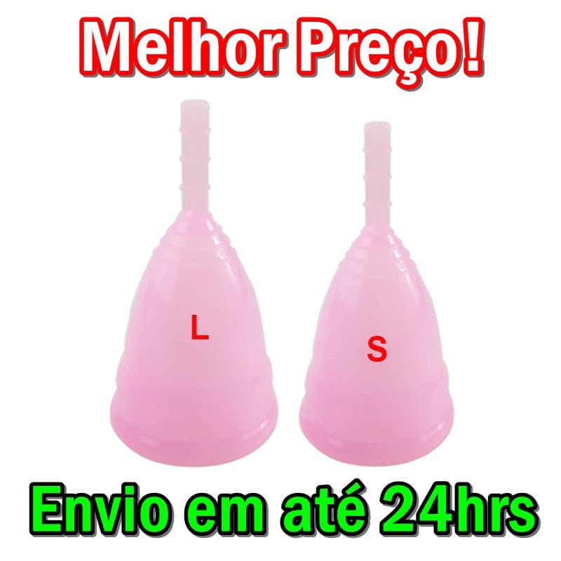 Copo Coletor Menstrual Ecológico Menstruação Silicone Importado Médico Reutilizável P ou G