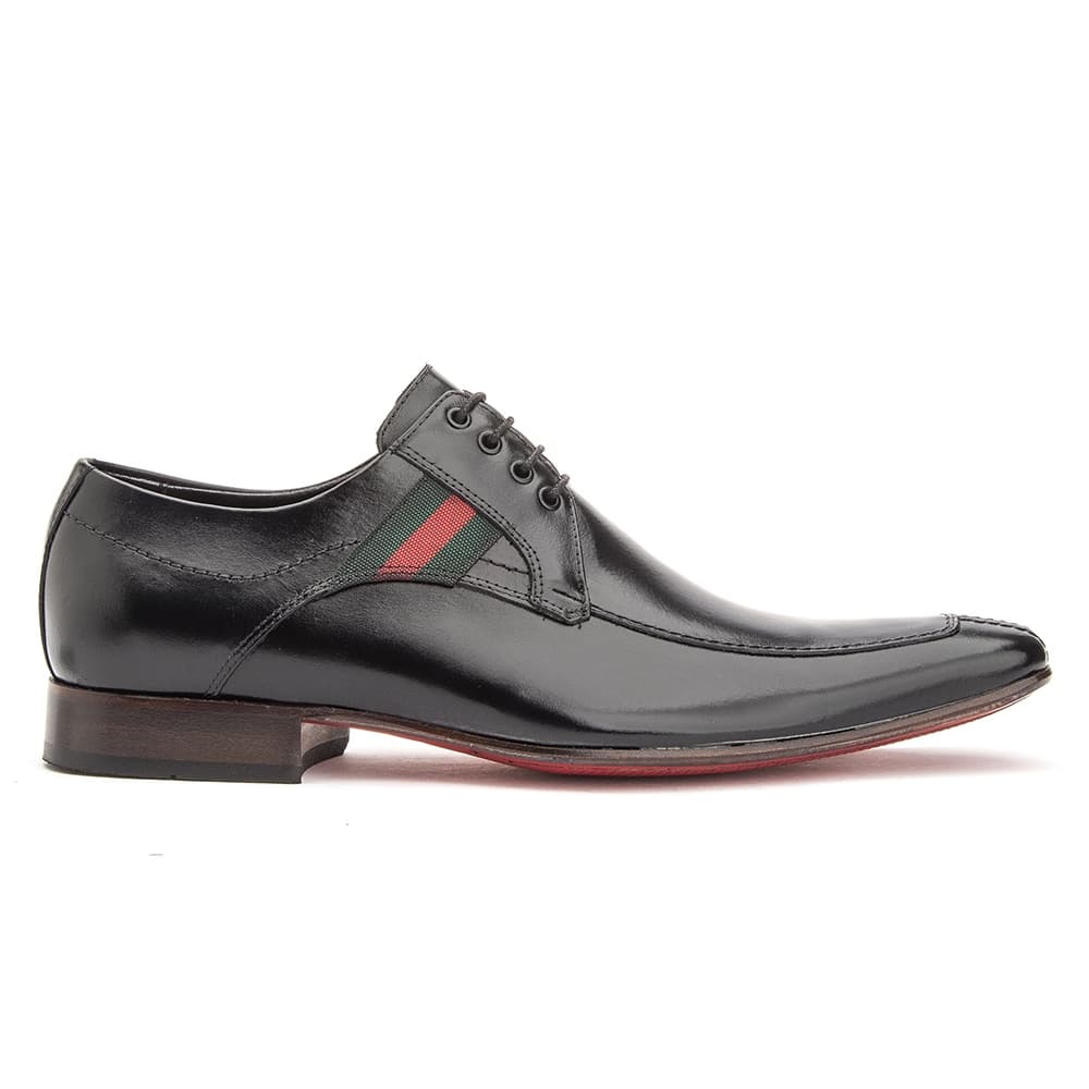 Sapato Estilo Italiano Social Derby Couro Legítimo Lançamento