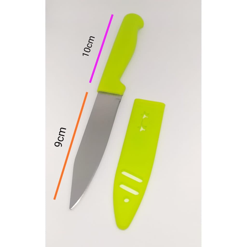 Faca de Legumes e Frutas Com Capa Protetora para Cozinha Faca do Chef