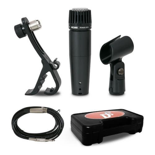 Microfone dinâmico Arcano Renius-7 PPD tamanho reduzido com fio XLR-P10