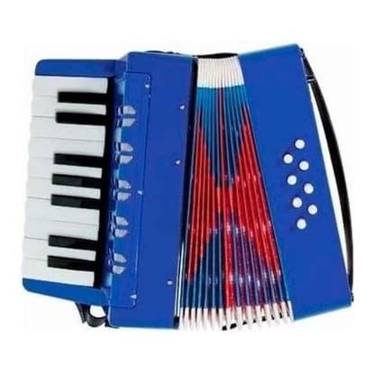 Sanfona Acordeon Semi Profissional 8 Baixos 17 Teclas