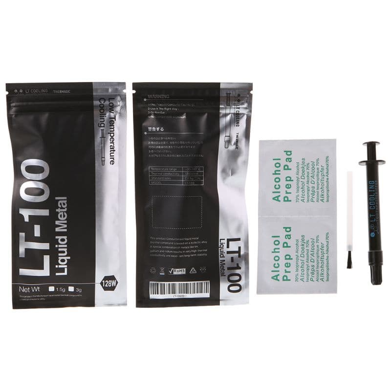 RUN 128W Graxa Metal Líquido Condutora Térmica 1 5 3g Resfriamento CPU Gráfica