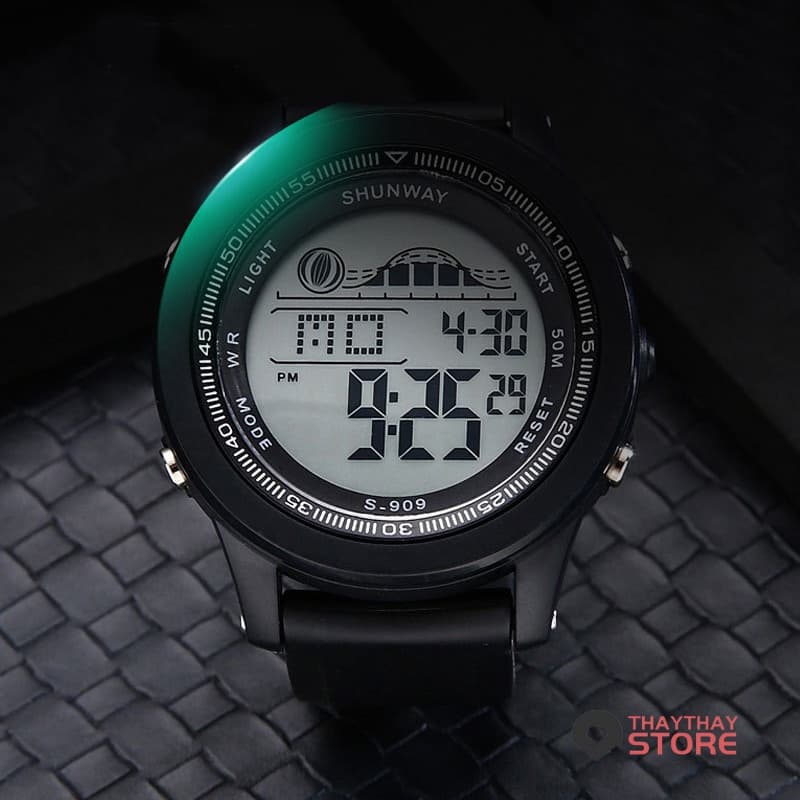Relógio Masculino Prova Da água Multi Função Militar Esportes Led Digital 2021 S-909