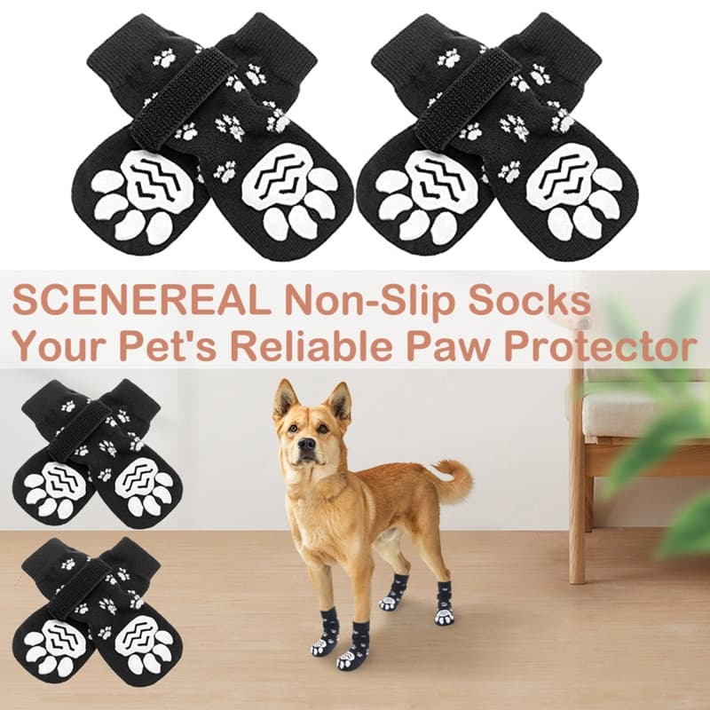 Estone Botas Para Cães Ao Ar Livre , À Prova D'água , Ajustável , Inverno , Sapatos , Antiderrapante , Chuva , Neve , Re