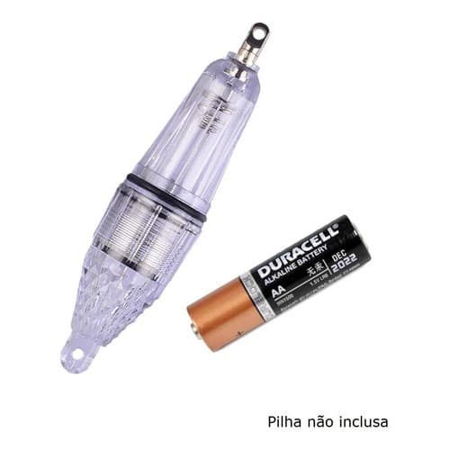 Luz Atrativa Pisca 12 Cm Pesca Noturna Colorido Troca Cor