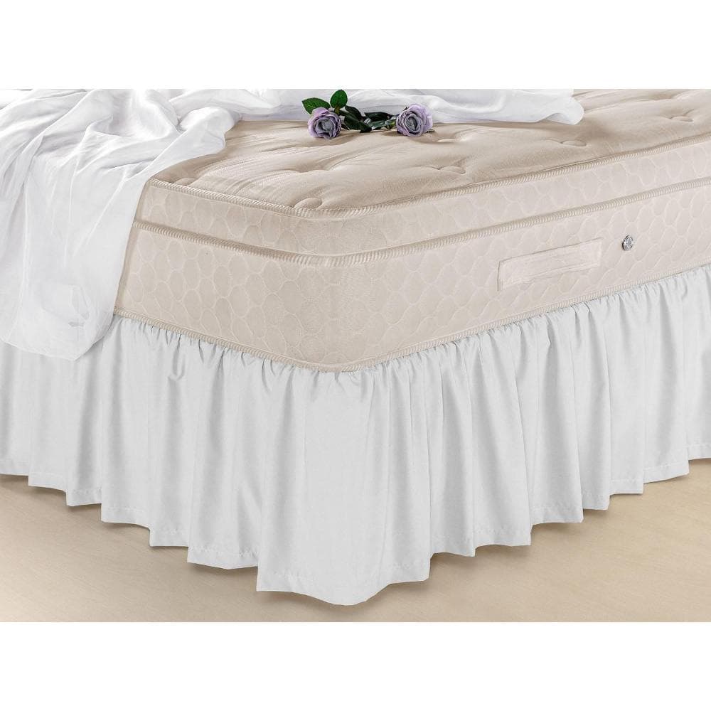 Saia cama box solteiro - 88 x 188 x 30 cm - 100% Poliéster