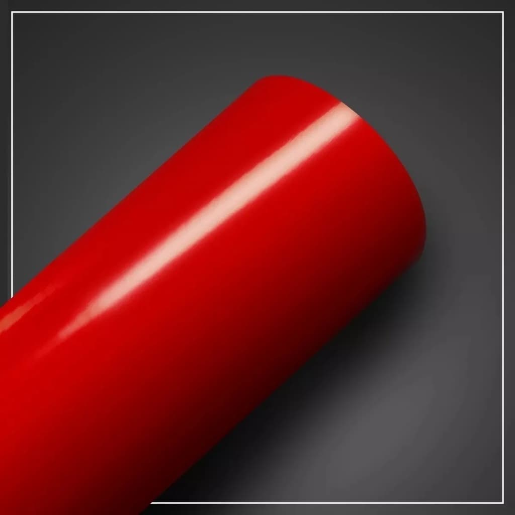 Vinil Adesivo Vermelho Fosco Liso Envelopamento Silhouette Móveis Personalizados 1 metro x 30cm