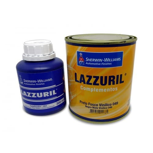 Preto Fosco Vinílico Lazzuril 900ml