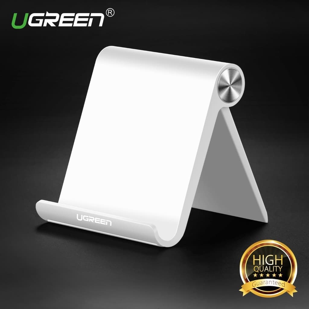 Ugreen - Suporte Celular Móvel Smartphone - Mesa Branco Ou Preto - Selecione