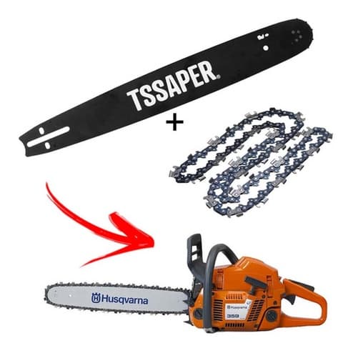 Sabre 18  + 1 Corrente P/ Motosserra Husqvarna 455 3/8 0,058