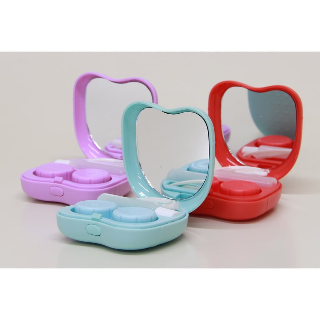 Porta Estojo para Lente de Contato com Espelho novas cores
