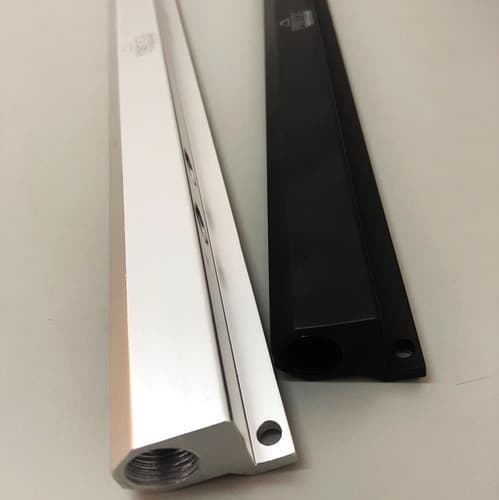 Flauta De Combustivel Opala 4cc 4 Cilindros Aluminio Polida - Prata