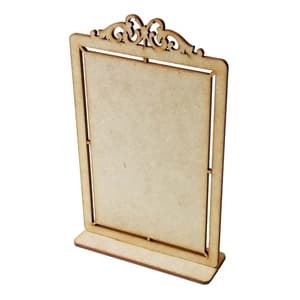 Kit 10 Placa Totem Porta Foto 10x15 Mini Painel provençal MDF Vertical Lembrancinha Decoração festa
