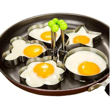 Molde Forma Omeleteira Panqueca Ovo Frito Aço Inox