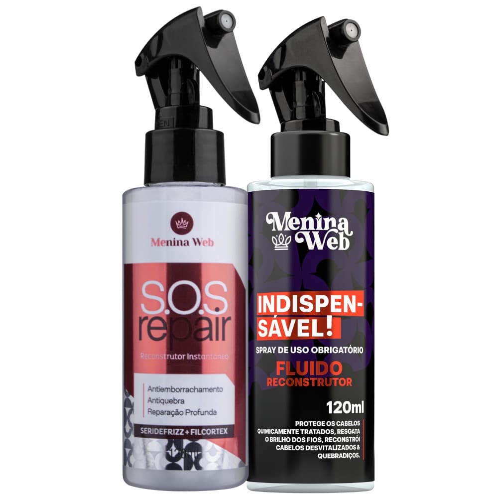 Kit Fluidos S.O.S Repair + Indispensável 2x120ml Menina Web