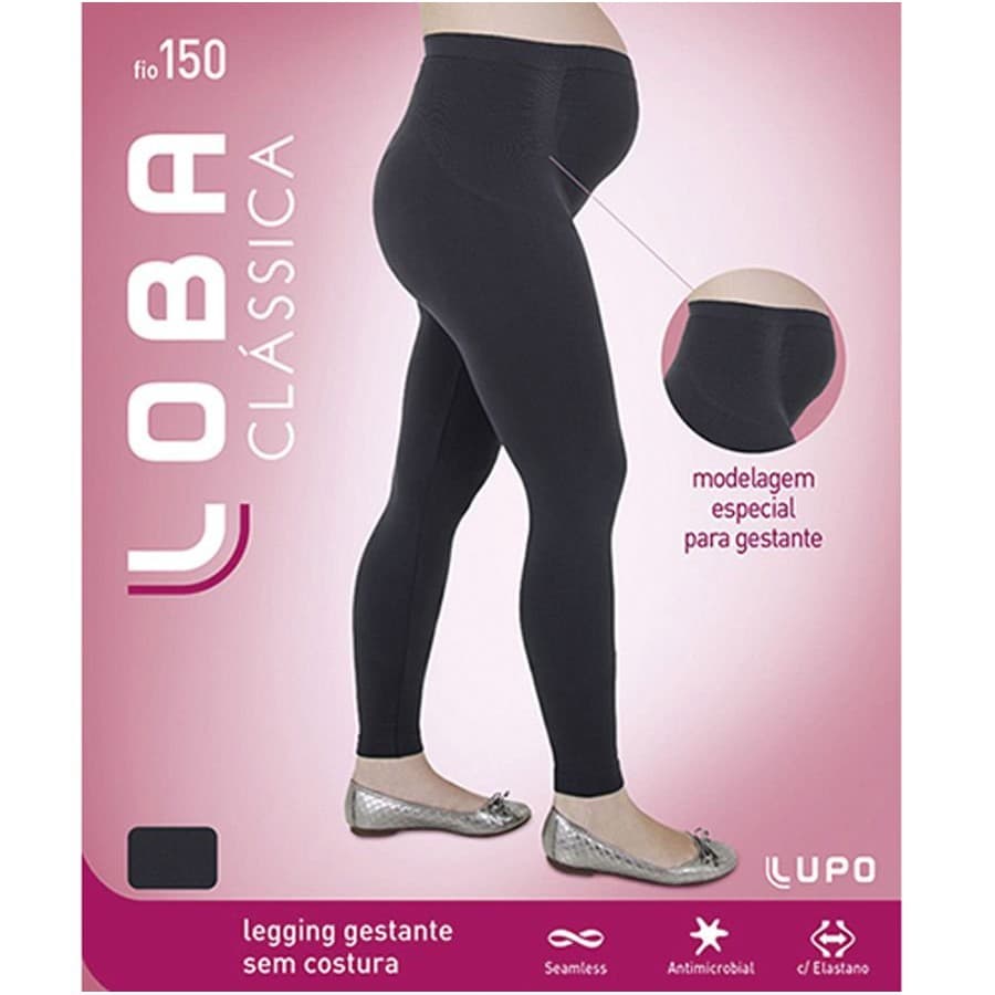 Calça Legging Gestante Loba Lupo Sem Costura
