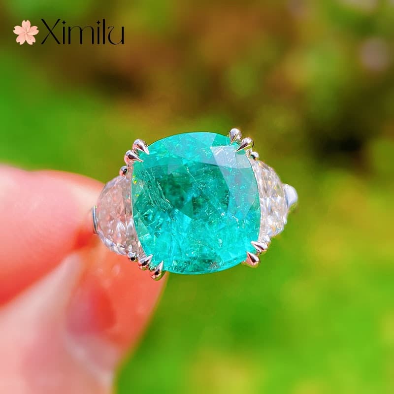 Novo Produto Paraiba Natural Anel Aberto Simples Mulheres Com Algodão