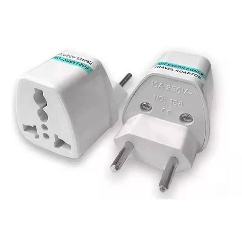 kit 2 unidade Adaptador Tomada Universal Padrão Europeu Uk Para Brasil