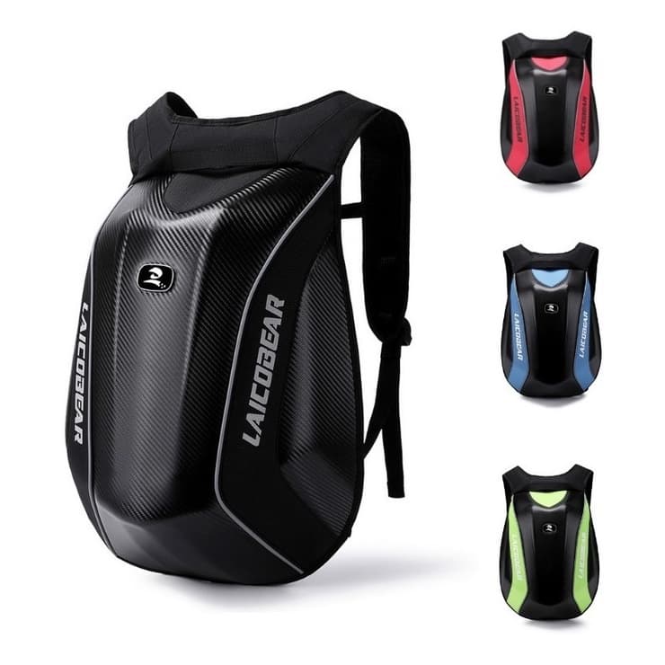 Mochila De Fibra De Carbono Para Moto Laicobear