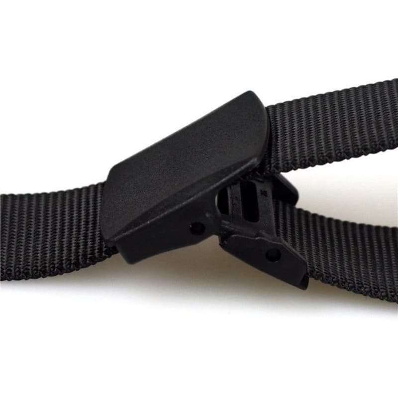 Cinto Masculino De Pano Com Fivela De Pvc Cor Preta