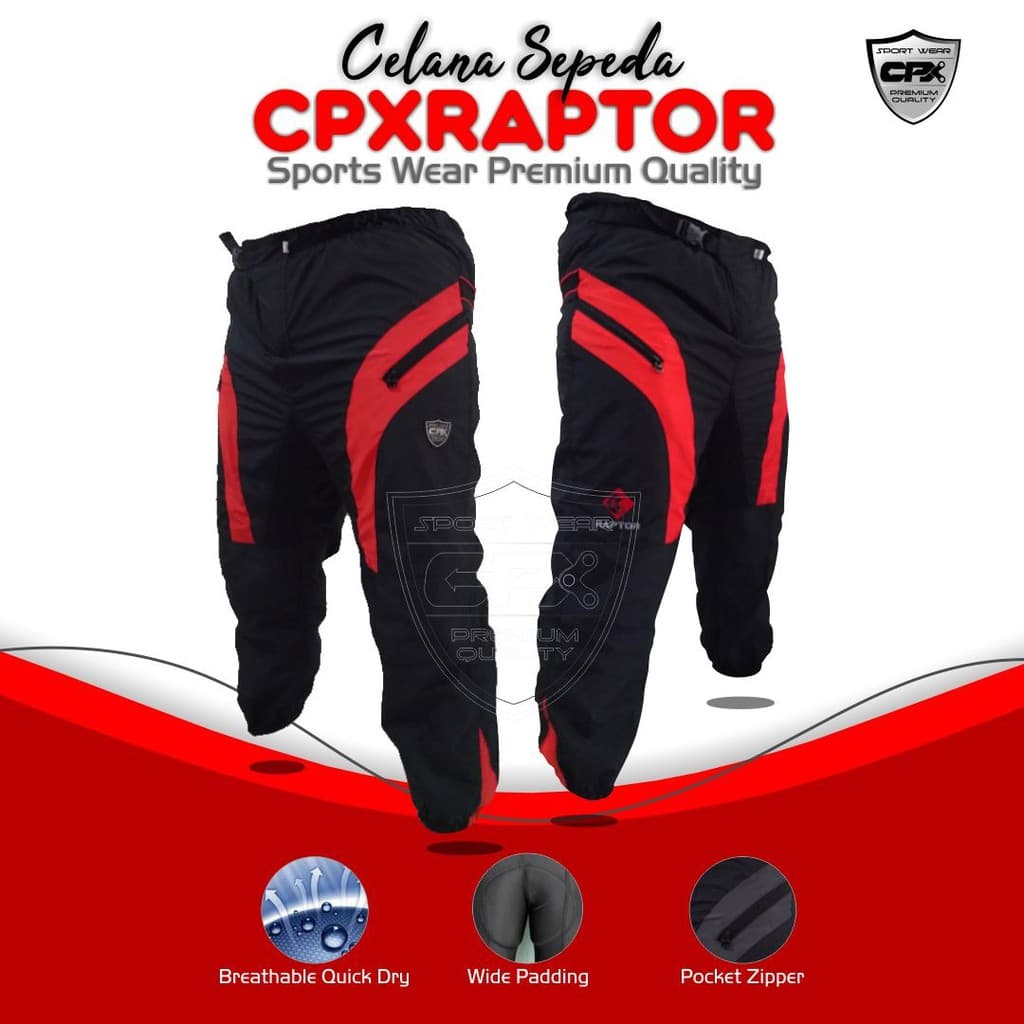 Calça Masculina De motocross Com Acolchoamento Na Altura Da Panturrilha CPX Raptor/Ciclismo Em Declive