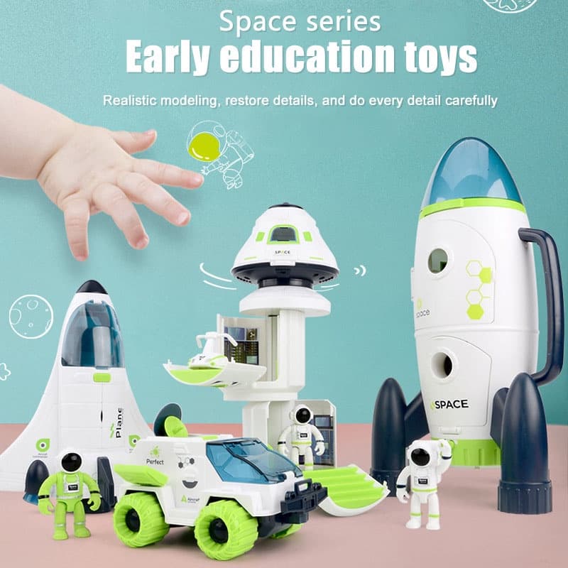 Espaço Foguete Brinquedo Astronauta Espaçoship Toy Crianças Educação Inicial Do Presente De Aniversário Para