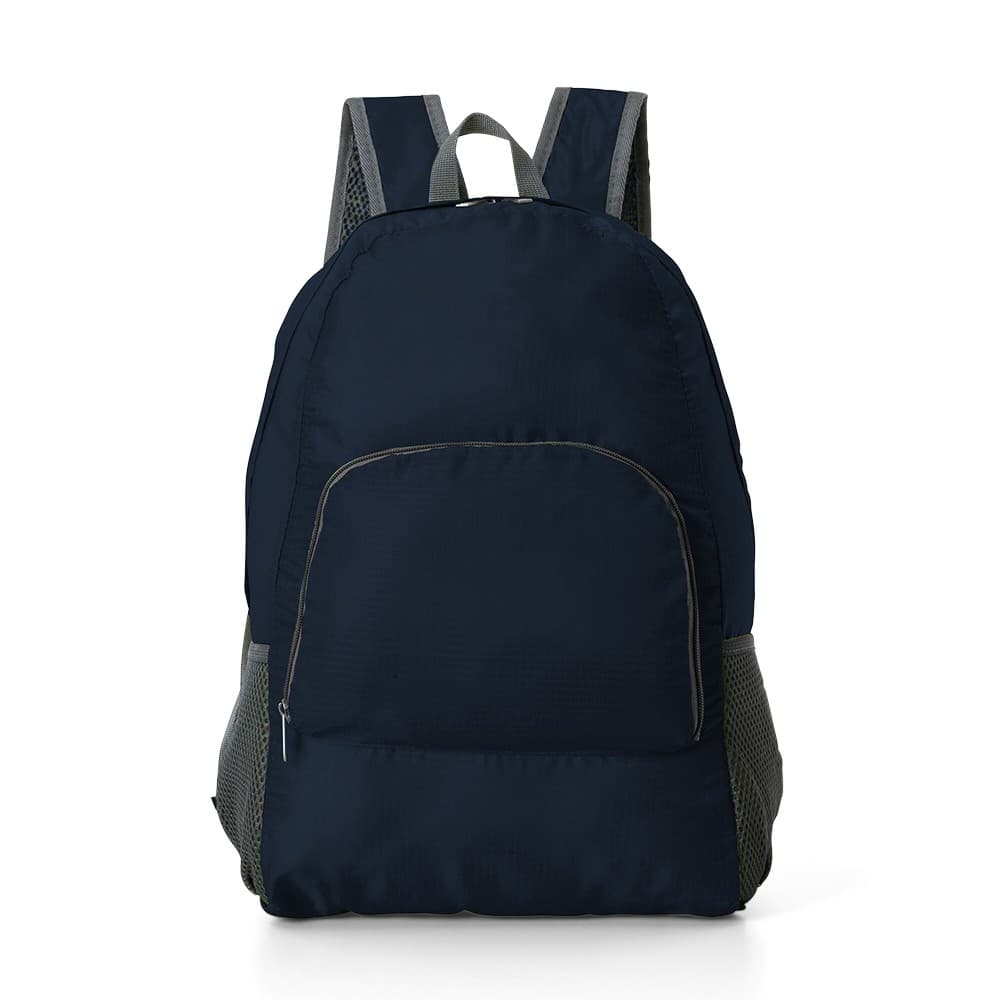 Mochila Dobrável Impermeável Prática Unissex Escola Academia Em Nylon
