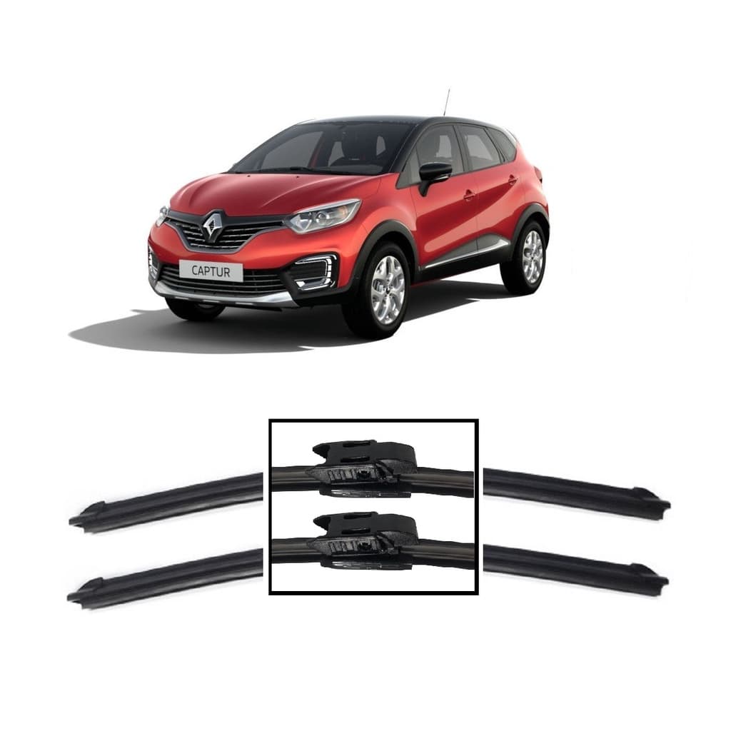 Par De Palhetas Limpador de Parabrisa Dianteiro Renault Captur 2017 2018 2019 2020 2021