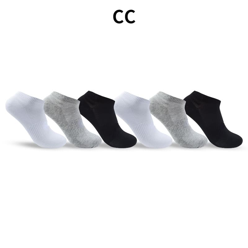 CC Kit 12 Pares Meias Unissex Cano Curto Soquete Varias Cores Novos especiais da loja