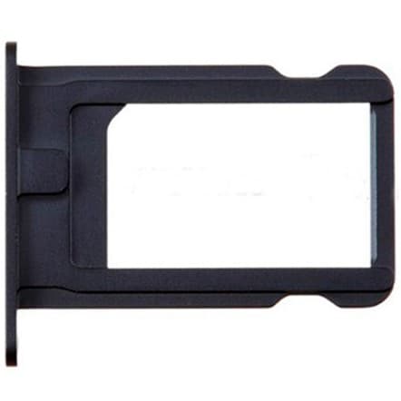 Bandeja Gaveta Sim Chip iPhone 5s 5 5c Preta Metal