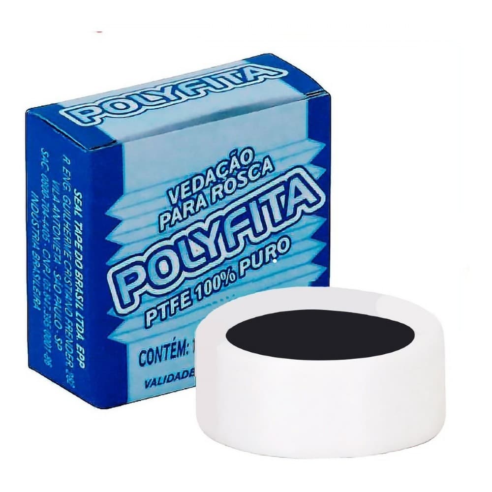 Fita Veda Rosca Polyfita 18mm x 05M Com 1 unidade