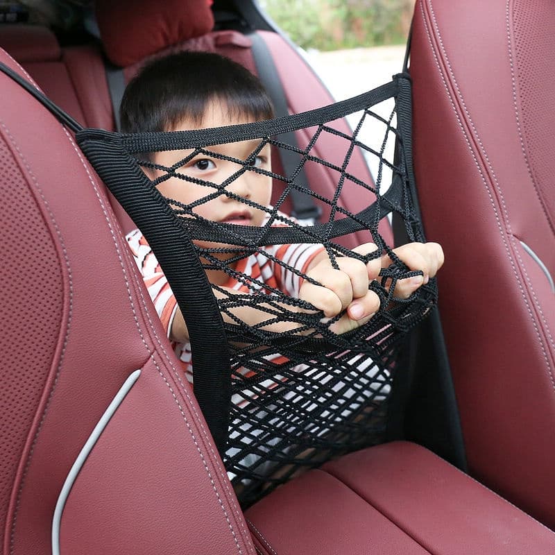 Saco de malha de armazenamento de assento de carro Saco de armazenamento de armazenamento de teto Caixa de